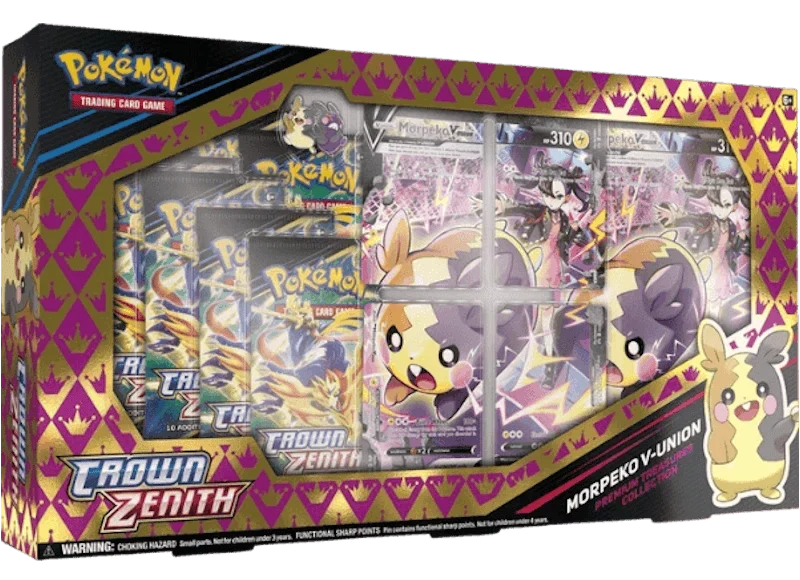 Pokémon Crown Zenith Collection: Morpeko V-UNION Premium Treasures