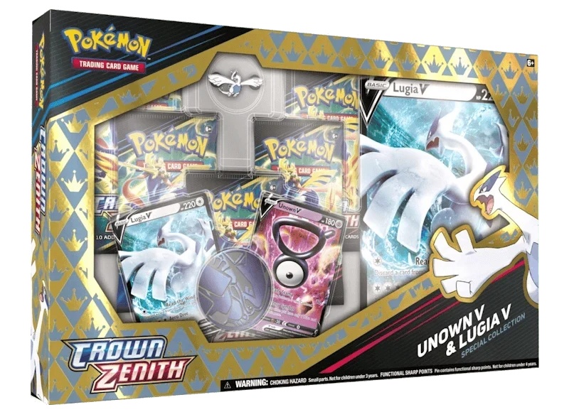 Pokémon Crown Zenith: Unown V & Lugia V Special Collection