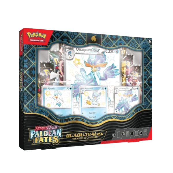 Pokémon Paldean Fates: Premium Collection Box - Quaquaval ex